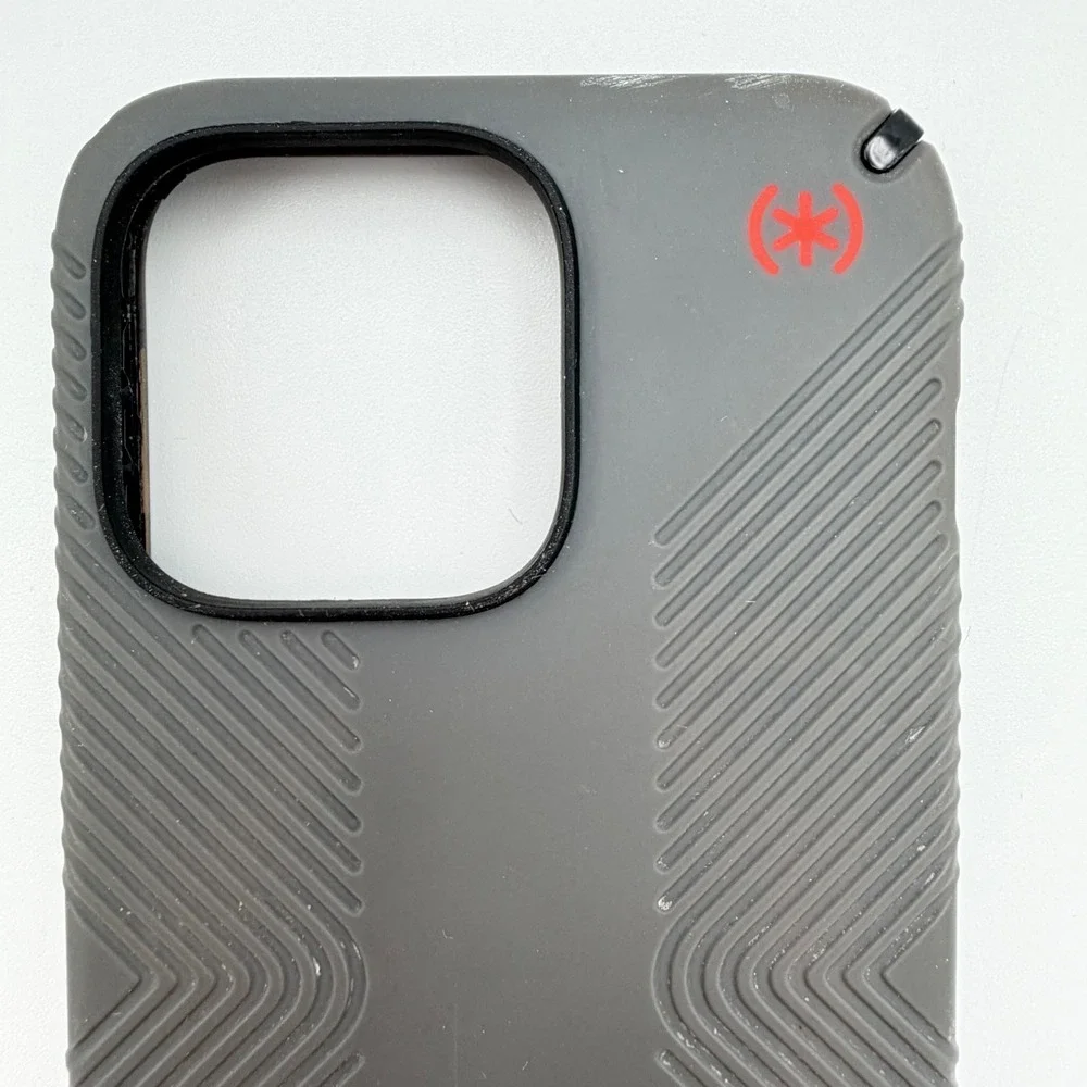 Speck‎ Phone Case iPhone 13 Pro 6.1 Gray MagSafe Presidio 2 Grip